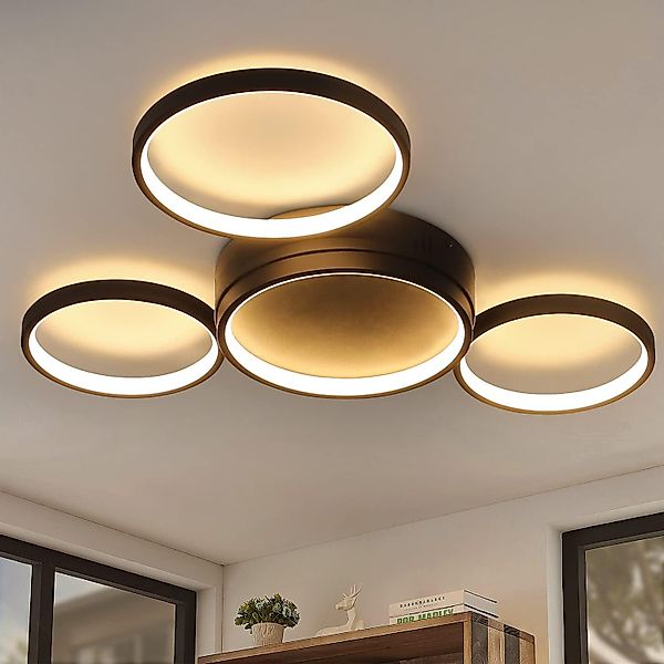 ZMH LED Deckenleuchte 3//4 Flammig Ring günstig online kaufen