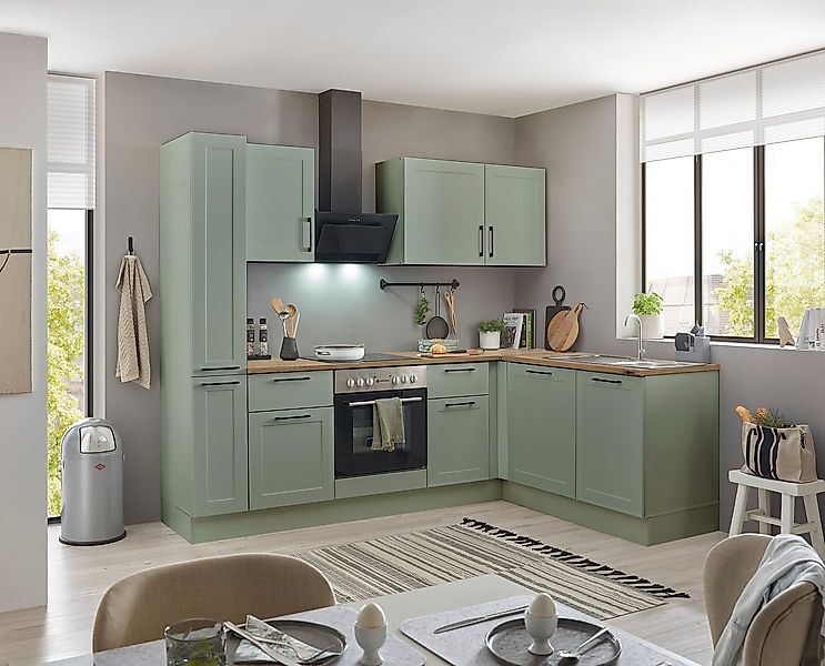 BASIC by Balculina Winkelküche Marsi, Stellmaße 250x175 cm, wahlweise mit E günstig online kaufen