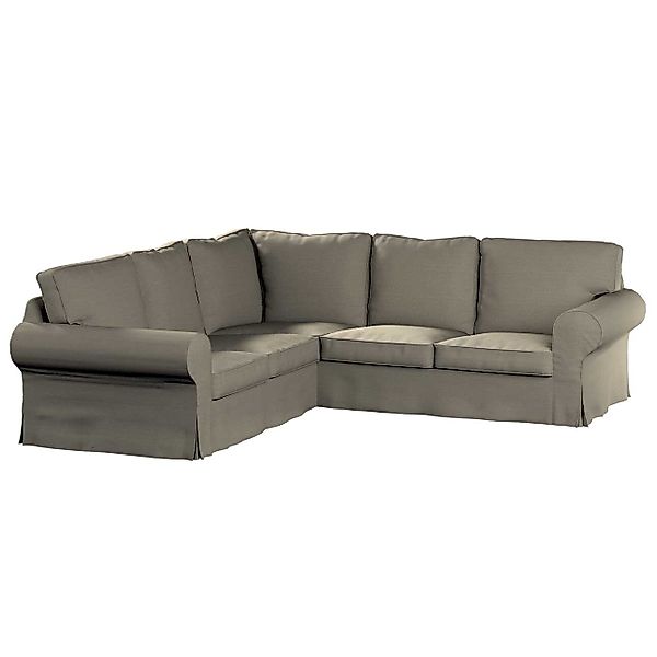 Bezug für Ektorp Ecksofa, beige-grau, Sofahusse für Ektorp Ecksofa, Living günstig online kaufen