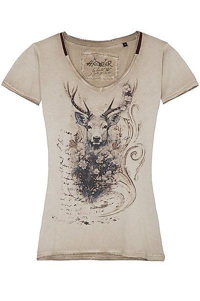 Hangowear Trachtenshirt Trachtenshirt Damen - FERIKE - beige günstig online kaufen