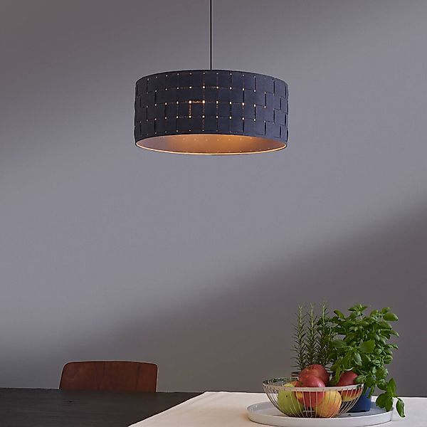 OSRAM Hängelampe Decor Felt Weaving, Ø 48 cm, grau, Filz E27 günstig online kaufen
