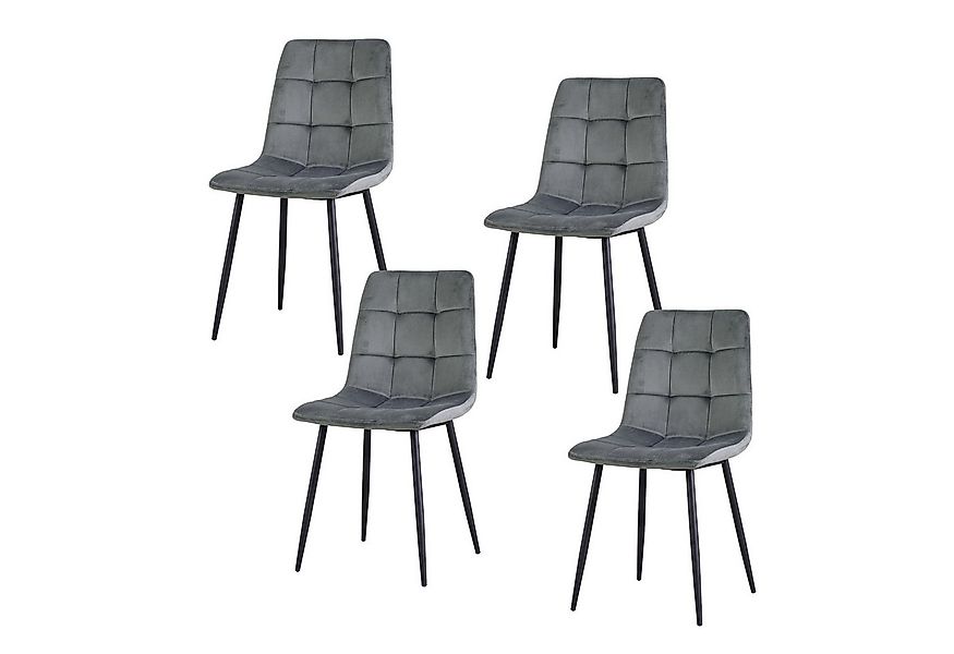HTI-Living Esszimmerstuhl Stuhl Mesa Velvet 4er-Set (Set, 4 St), Esszimmers günstig online kaufen