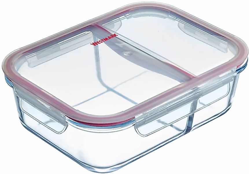 WESTMARK Frischhaltedose »Glas-Frischhaltedose 980 ml, mit 2 separaten Fäch günstig online kaufen