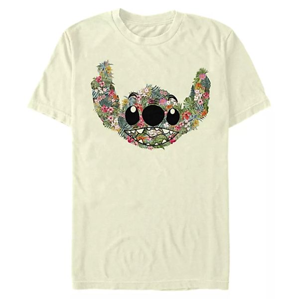 Disney - Lilo & Stitch - Stitch Floral - Männer T-Shirt günstig online kaufen