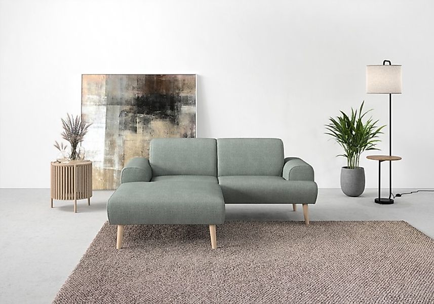 Home affaire Ecksofa »Swift Scandic Design, komfortabler Federkern, Breite günstig online kaufen