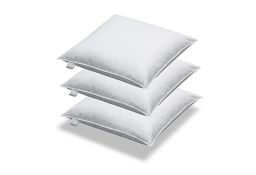 SPESSARTTRAUM Daunenkissen 3 Stück Daunen + Federn Kissen Sofakissen Füllki günstig online kaufen