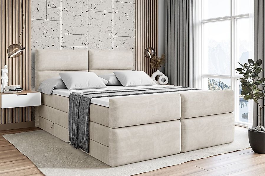 ALTDECOR Boxspringbett BOXI3-Z KING (Multipocket-Matratze H4, H3 Matratze B günstig online kaufen