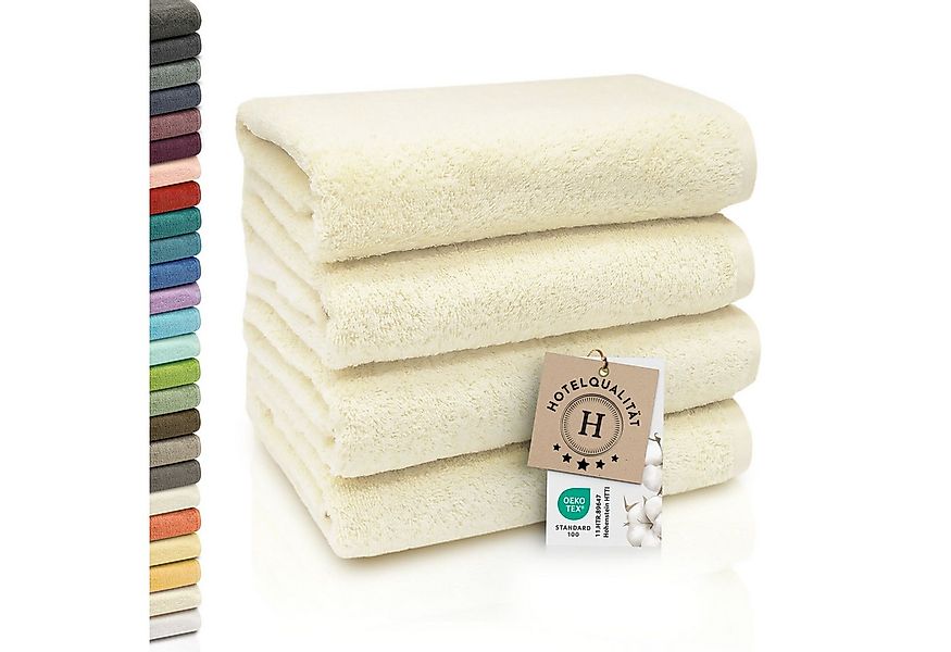 ZOLLNER Handtücher, Walkfrottier (4-St), 50 x 100 cm, 100% Baumwolle, alle günstig online kaufen