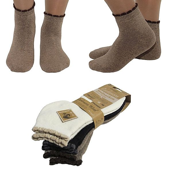 Antonio Thermosocken 3 Paar Wollsocken Socken Damen kurz Thermo Strümpfe Rü günstig online kaufen