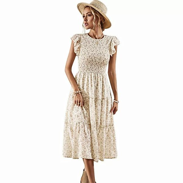 RUZU UG Midikleid Kleider, Blumenkleider, elegante lange Röcke (1-tlg) günstig online kaufen