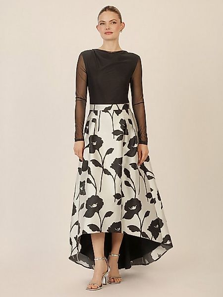 Apart Abendkleid mit floraler High-Low-Rockpartie günstig online kaufen