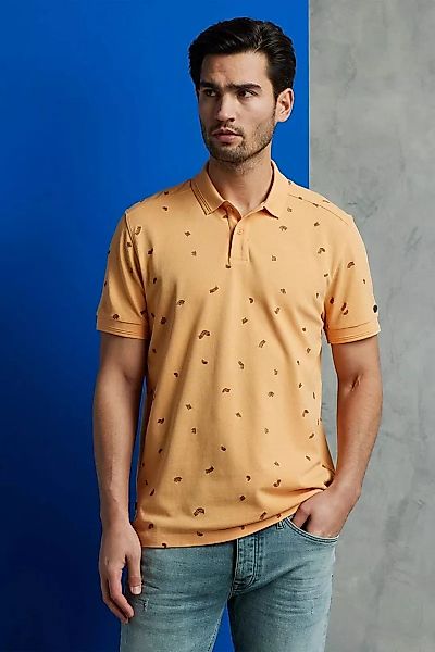 Cast Iron Polo Shirt Apricot Orange - Größe XXL günstig online kaufen