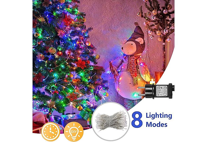 MUPOO LED-Lichterkette 20/30/50/100M Lichtervorhang 200/300/400/800 LED Lic günstig online kaufen
