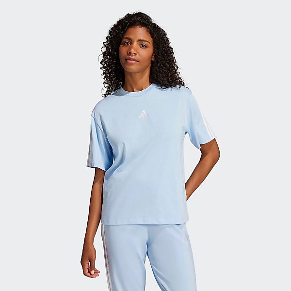 adidas Sportswear T-Shirt "ESSENTIALS 3-STREIFEN BOYFRIEND" lockere Passfor günstig online kaufen