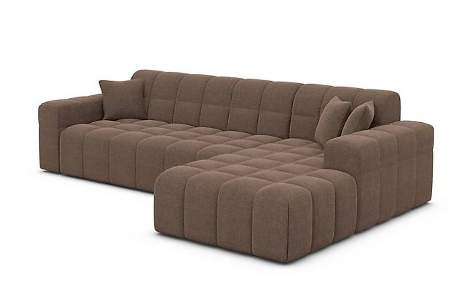 Sofa Dreams Ecksofa Ibiza L Form kurz Stoff, Ottomane - Ausrichtung wählbar günstig online kaufen