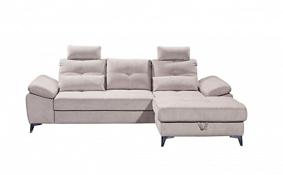 ED EXCITING DESIGN Ecksofa "Auckland L-Form", mit Bettfunktion, Bettkasten, günstig online kaufen