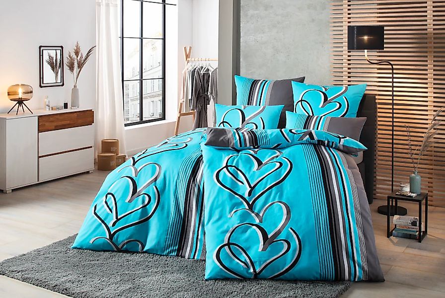 OTTO home Bettwäsche "Area in Gr. 135x200 oder 155x220 cm" 2 Stk. tlg. Bett günstig online kaufen