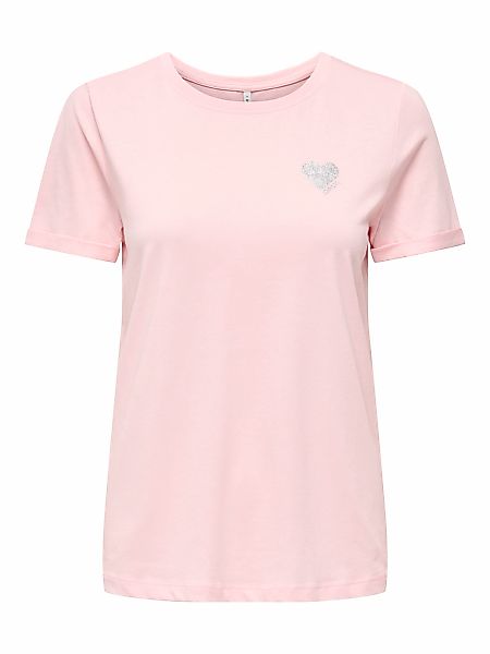 ONLY CARMAKOMA T-Shirt "CARKITA LIFE S/S LOGO TOP JRS NOOS" Baumwolle, regu günstig online kaufen