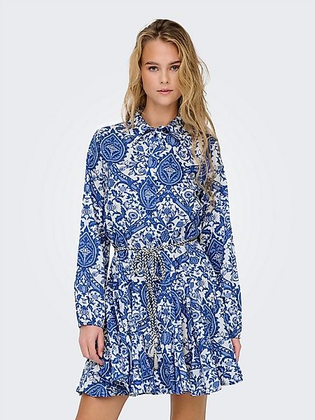 ONLY Blusenkleid ONLLUMINA L/S SHORT DRESS WVN NOOS Sommerkleid günstig online kaufen