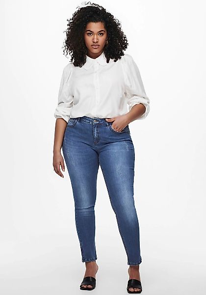 ONLY CARMAKOMA Skinny-fit-Jeans "CARKARLA REG SK ANKLE ZIP JNS", mit Reißve günstig online kaufen