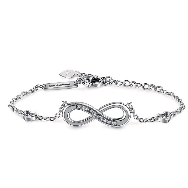Kim Johanson Armband Infinity aus Edelstahl günstig online kaufen