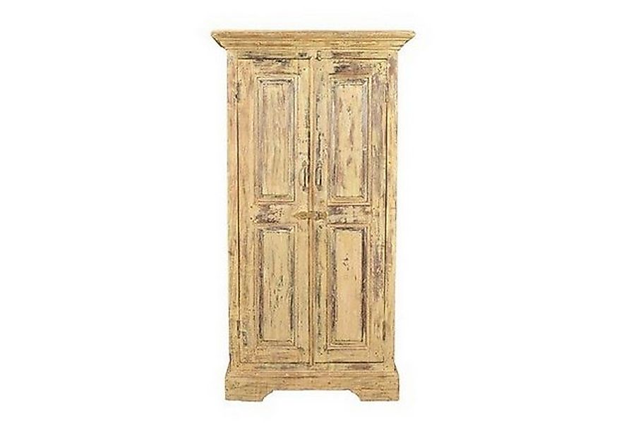 daslagerhaus living Hochschrank Schrank Vintage natur creme günstig online kaufen