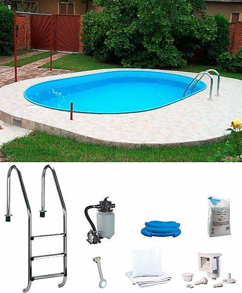 my POOL BWT Ovalpool inkl. Einhänge-LED-Scheinwerfer günstig online kaufen