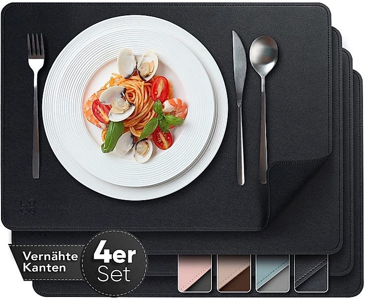 Loco Bird Platzset aus Kunstleder, 4er Set Zweifarbig, 43x30cm Lederoptik - günstig online kaufen
