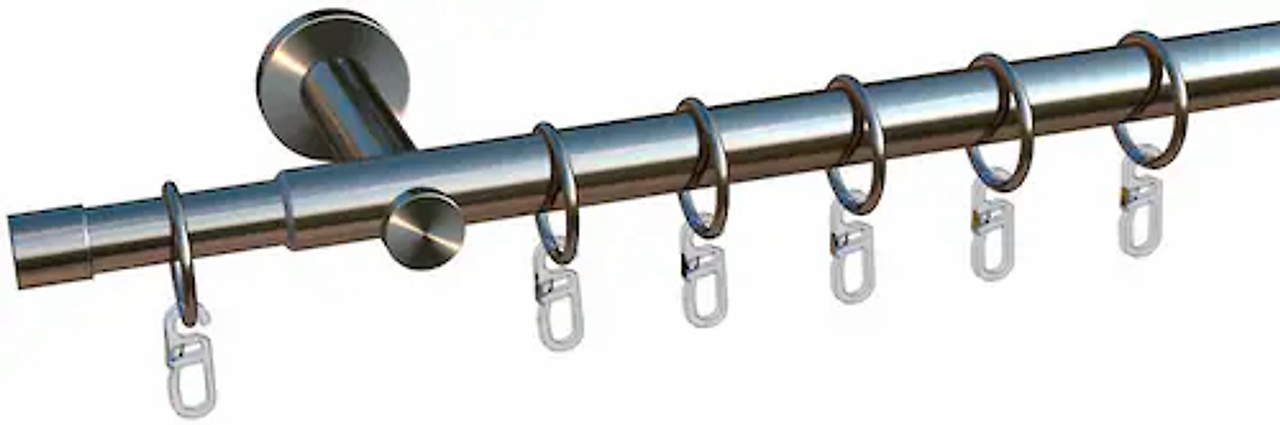 OTTO home Gardinenstange »Kappe« 1 läufig-läufig ausziehbar ausziehbar von günstig online kaufen