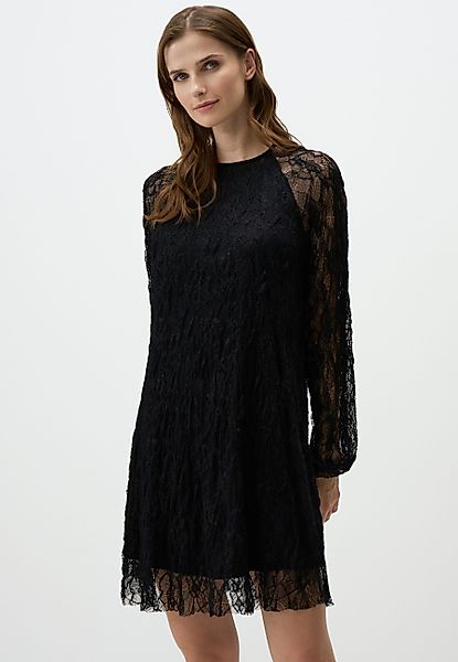 Jimmy Key Minikleid Schwarz Spitze A-Linie günstig online kaufen