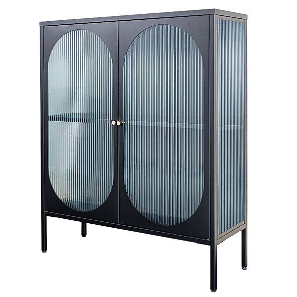 riess-ambiente Vitrine PARIS 110cm schwarz / günstig online kaufen