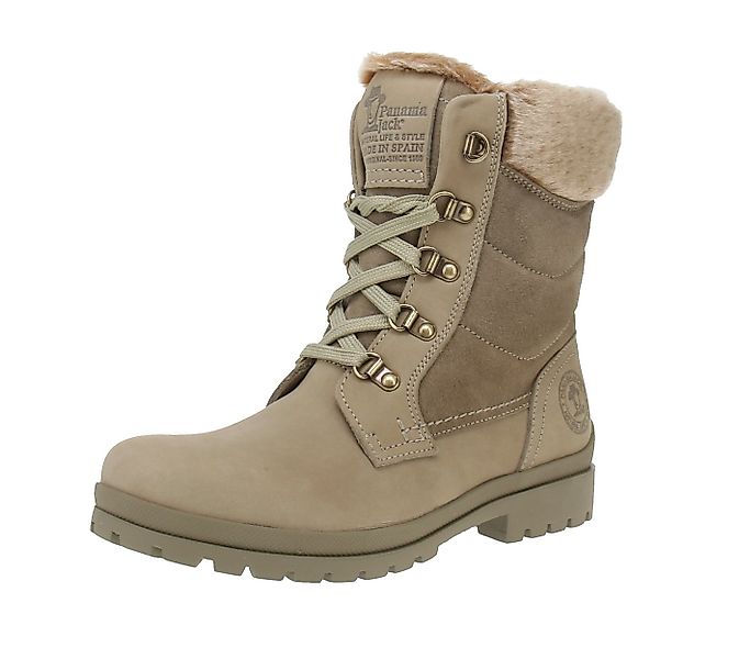 Panama Jack Panama Jack Tuscani B35 Nobuck - Damen Boots - Kaki Stiefel günstig online kaufen