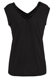 s.Oliver T-Shirt mit Zierbändern am Ausschnitt, Kurzarmshirt, sommerlich günstig online kaufen