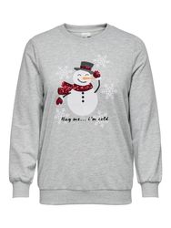 ONLY CARMAKOMA Sweatshirt CARXMAS SNOW LS günstig online kaufen