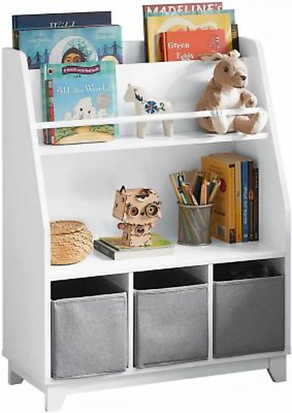 SoBuy® Kinderregal Bücherregal Kinder, Aufbewahrungsregal mit Ablagefächern günstig online kaufen