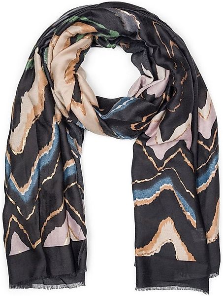 styleBREAKER Modeschal Leichter Schal mit Zick-Zack Muster, (1-St) günstig online kaufen