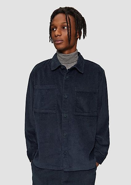 QS Hemdjacke Hemd Overshirt aus Breitcord günstig online kaufen
