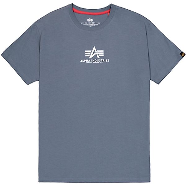 Alpha Industries  T-Shirt Basic T-Shirt ML - denim blue günstig online kaufen