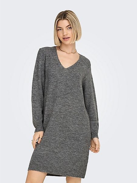 JDY Strickkleid JDYELANORA L/S V-NECK DRESS KNT NOOS günstig online kaufen