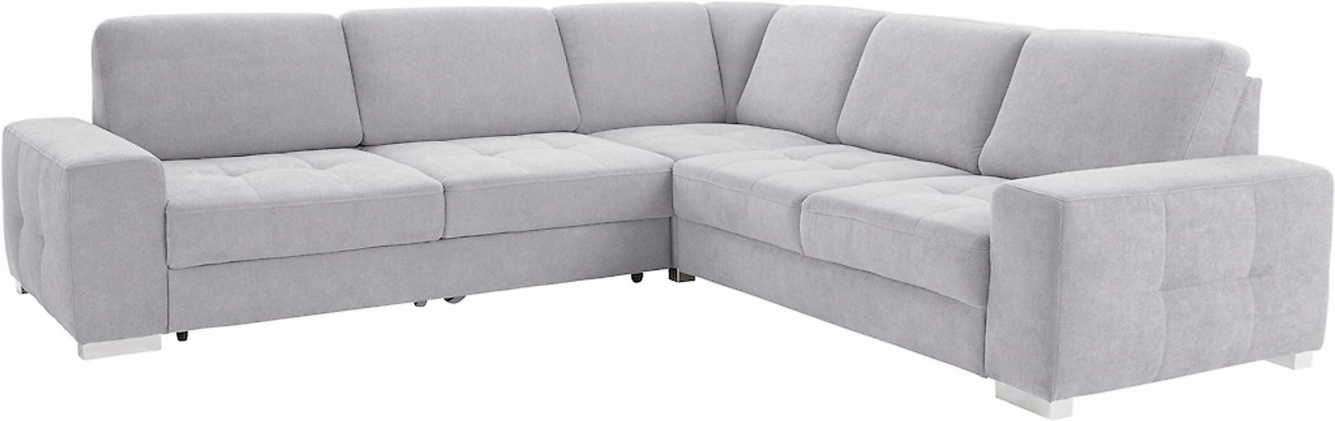 sit&more Ecksofa »Santorini L-Form«, mit Federkern und Sitztiefenverstellun günstig online kaufen
