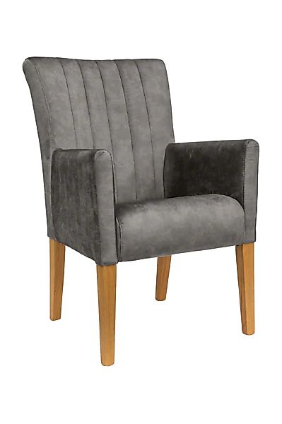 Home affaire Armlehnstuhl »King« () Esszimmerstuhl, Beingestell Massivholz günstig online kaufen