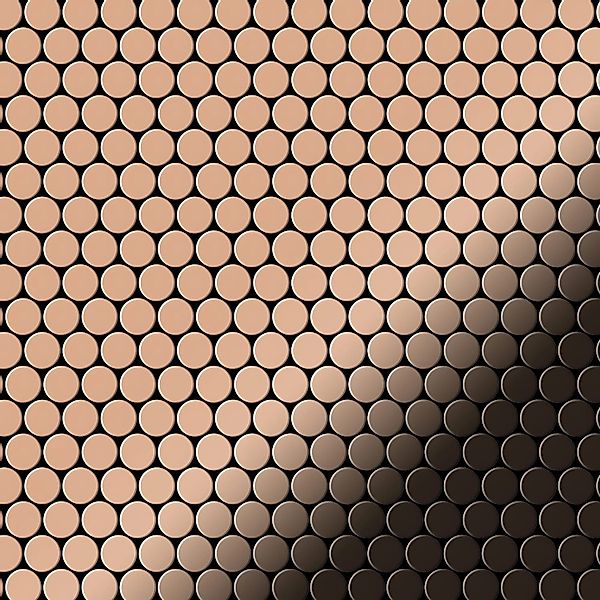 ALLOY Mosaik Fliese Massiv Metall Kupfer Gewalzt Kupfer 1,6mm Stark Penny-c günstig online kaufen