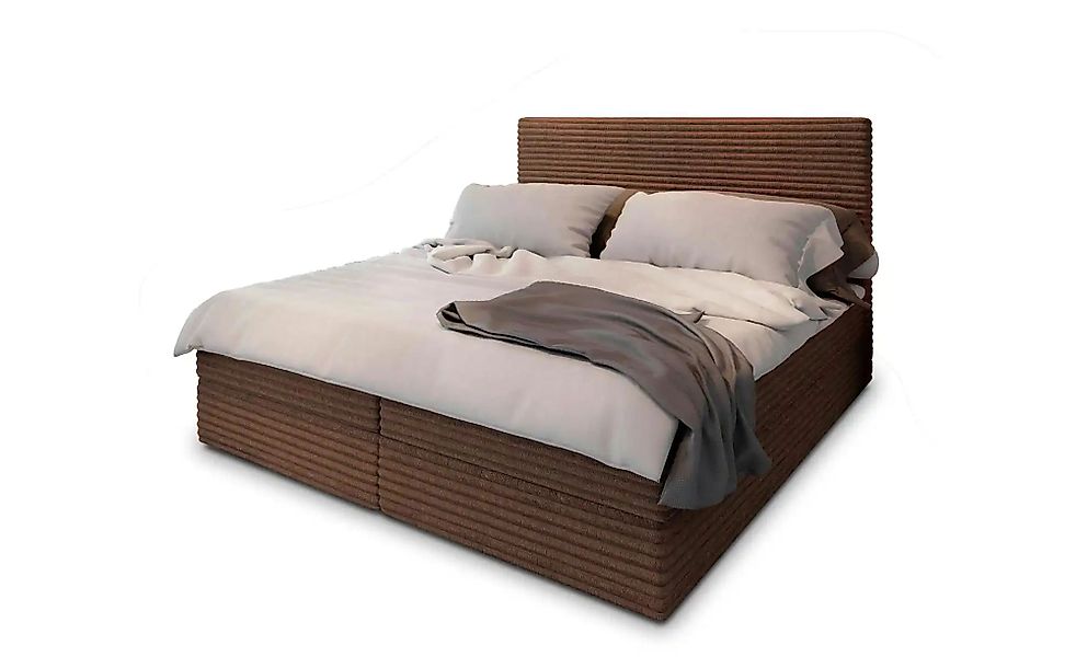 MASSENO Boxbett mit Bettkasten Pisa ¦ braun ¦ Maße (cm): B: 140 H: 98 Bette günstig online kaufen