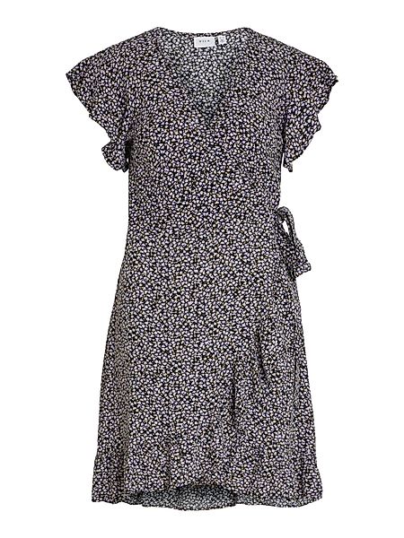 Vila Sommerkleid Fini (1-tlg) Wickel-Design günstig online kaufen