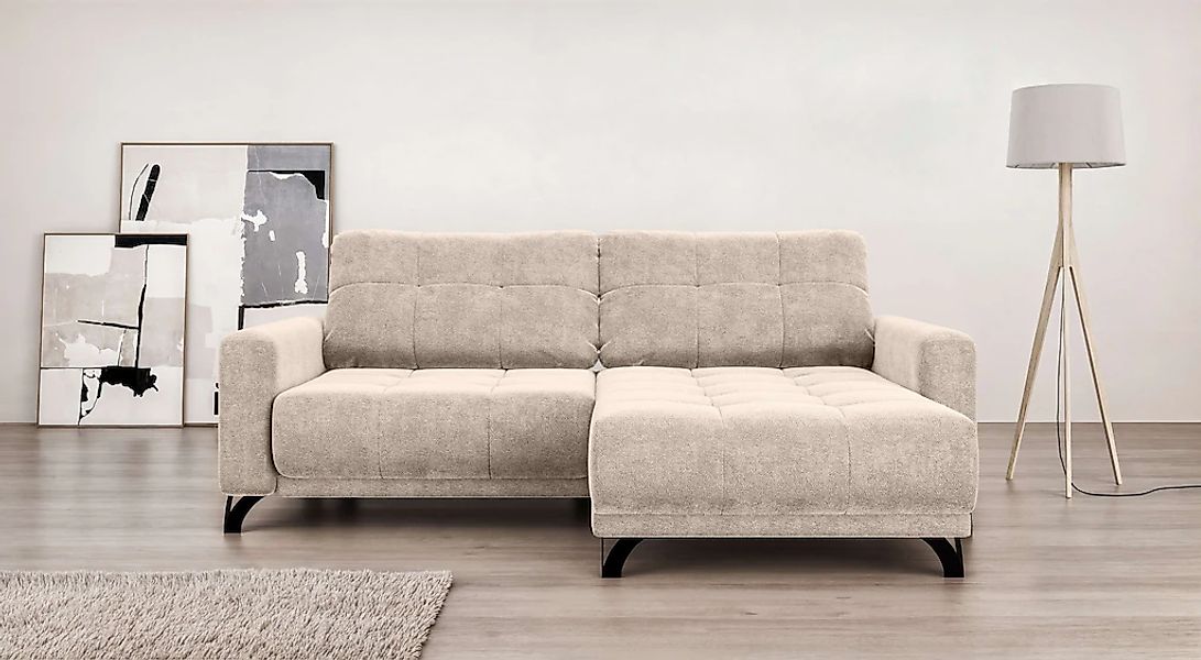 INOSIGN Ecksofa "FAIRVIEW mit verstellbaren Rückenlehne, Maße B/T/H: 234/17 günstig online kaufen