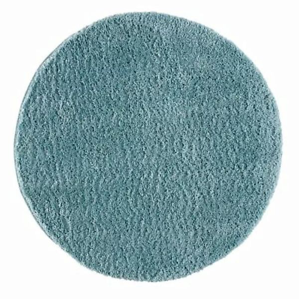 carpet city® Shaggy Pulpy Uni Einfarbig 100 Blau blau Gr. 200 x 290 günstig online kaufen