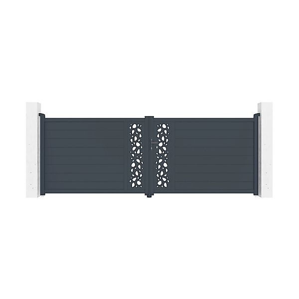 Casanoov Flügeltor Elektrisch Sunny 400x140cm & Drehtorantrieb Bunker B500 günstig online kaufen