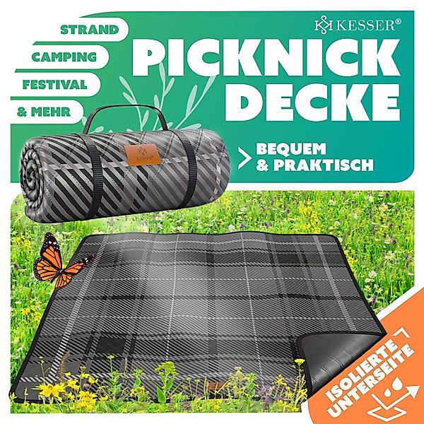 Picknickdecke, KESSER, Stranddecke Outdoor Decke XXL günstig online kaufen