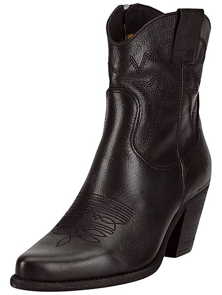 Felmini Stiefelette Leder Cowboy Stiefelette günstig online kaufen