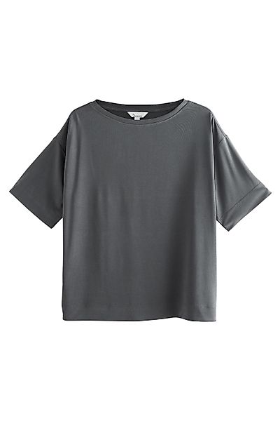 Next T-Shirt Kastiges T-Shirt im Relaxed-Fit günstig online kaufen